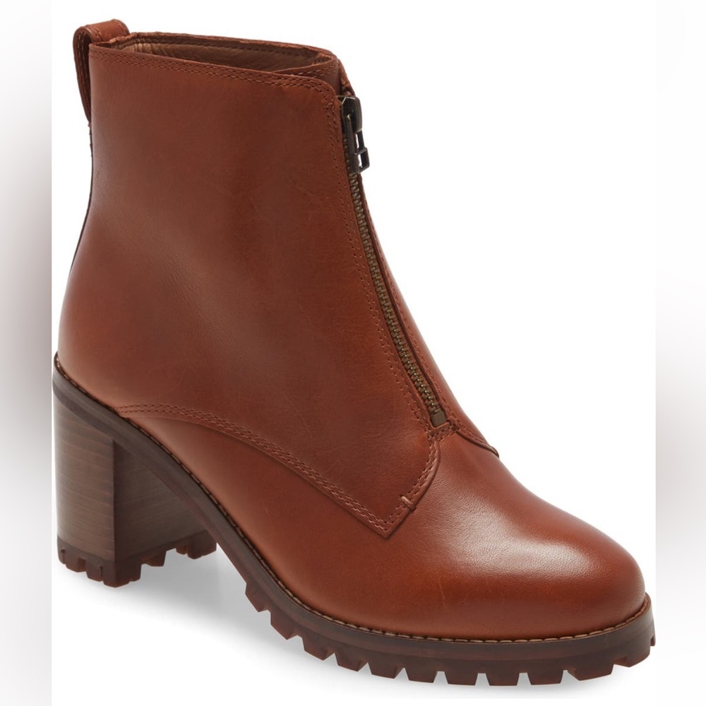 Madewell Lydia Lug Boots Size 8